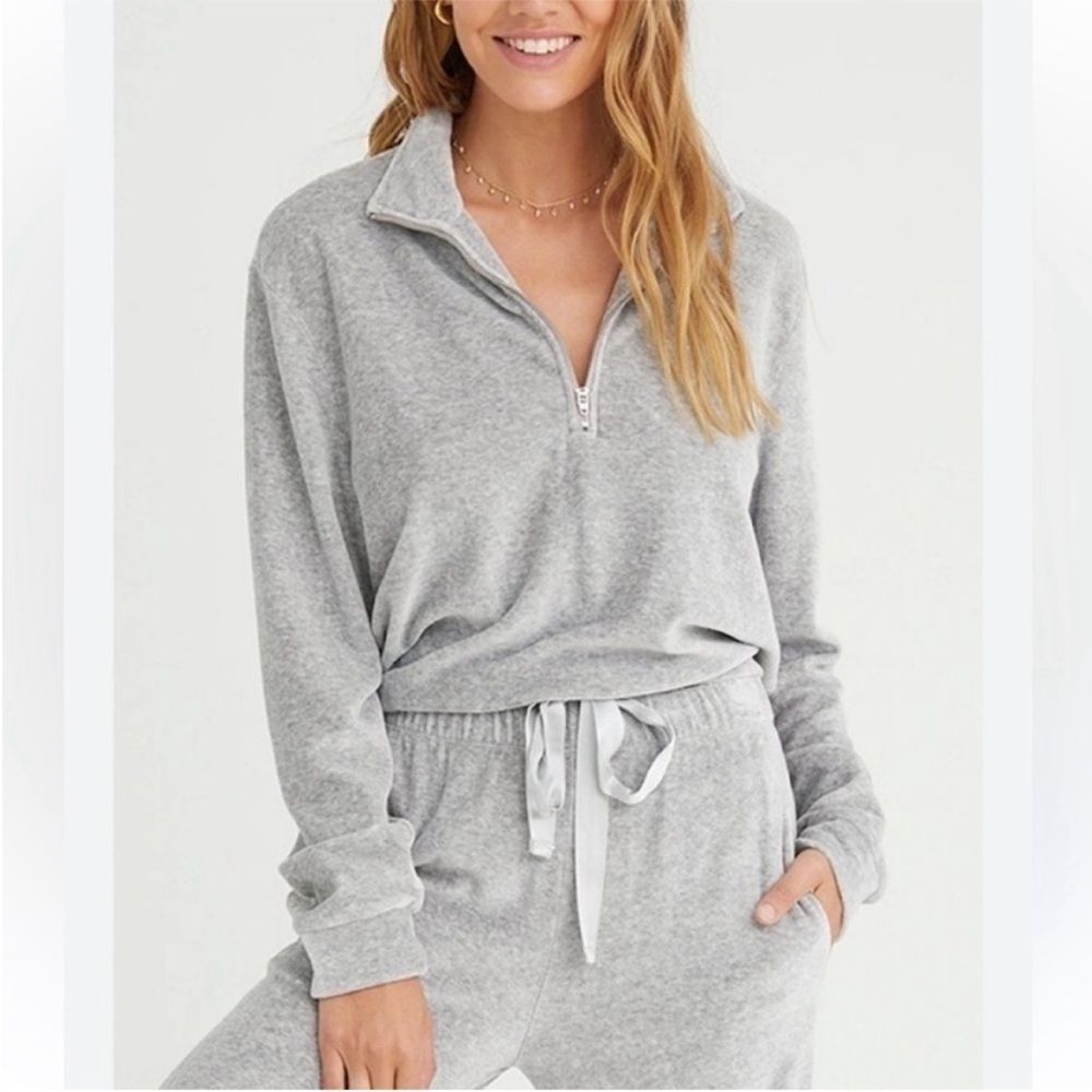 Bella Dahl Long Sleeve Pullover Sweater in Heather Grey